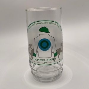 Vintage Saratoga Hopeful Stakes Glass